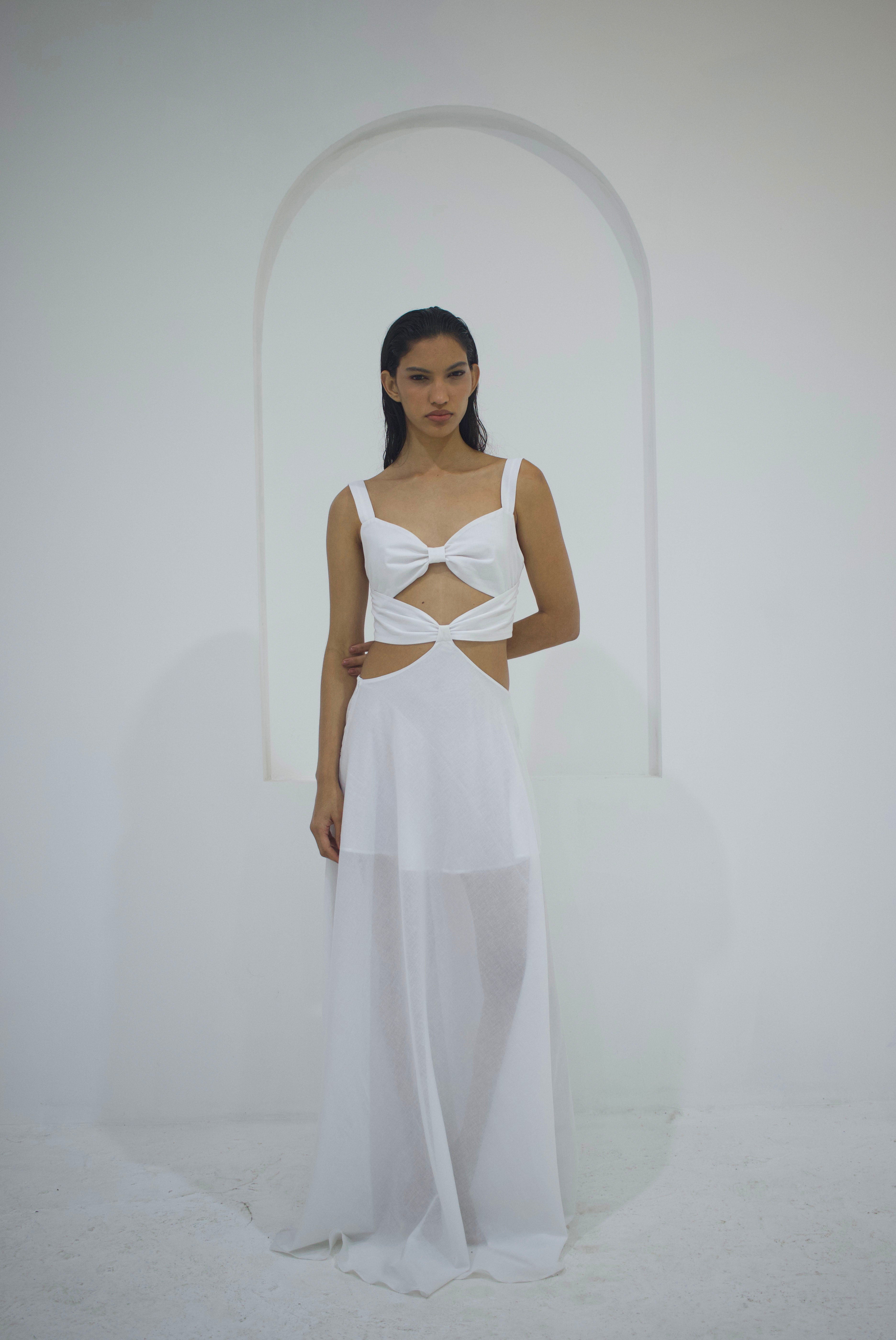Vestido Longo Ópera Branco