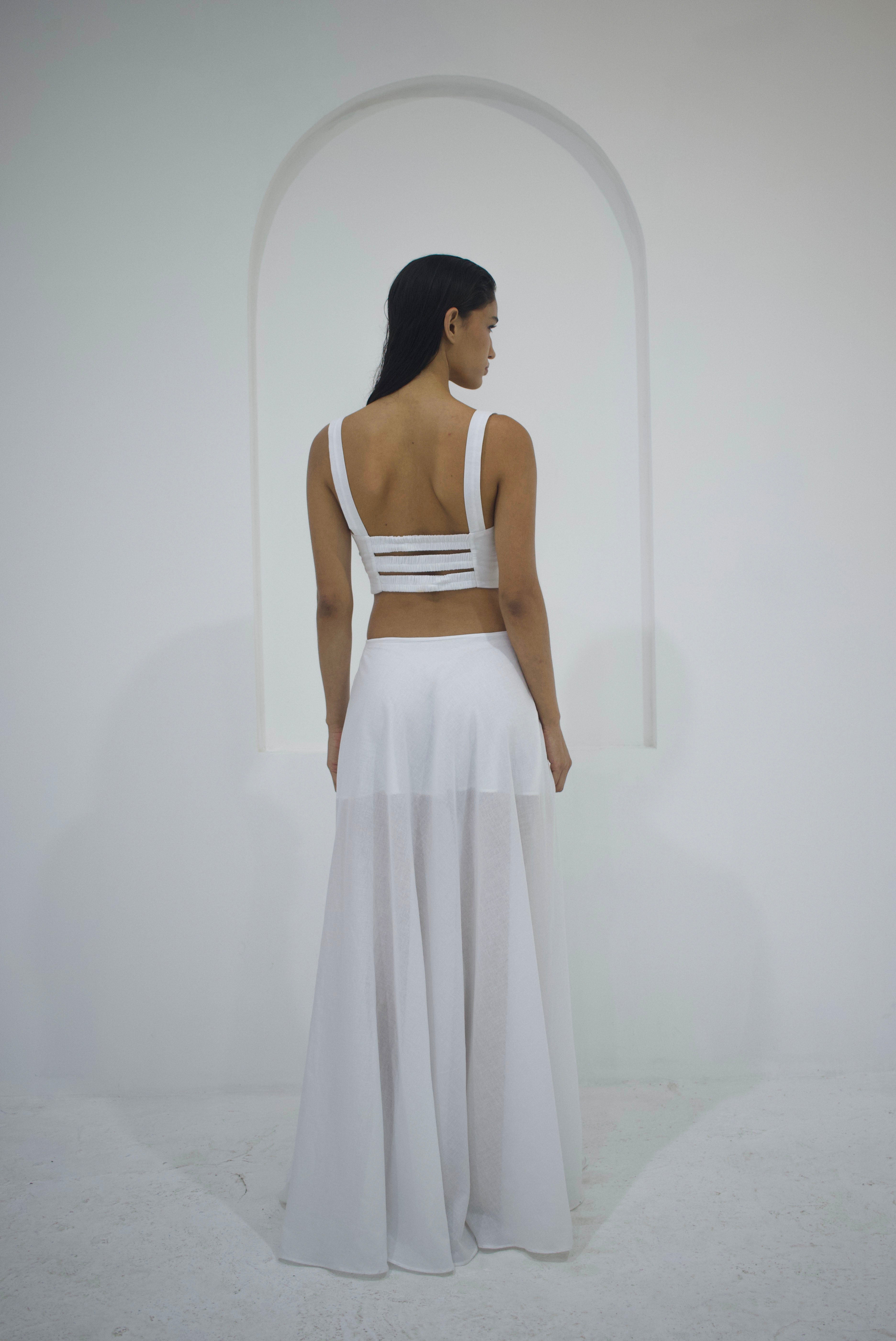 Vestido Longo Ópera Branco